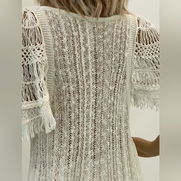 NWOT Free People Ivory Top - Picture 6 of 11